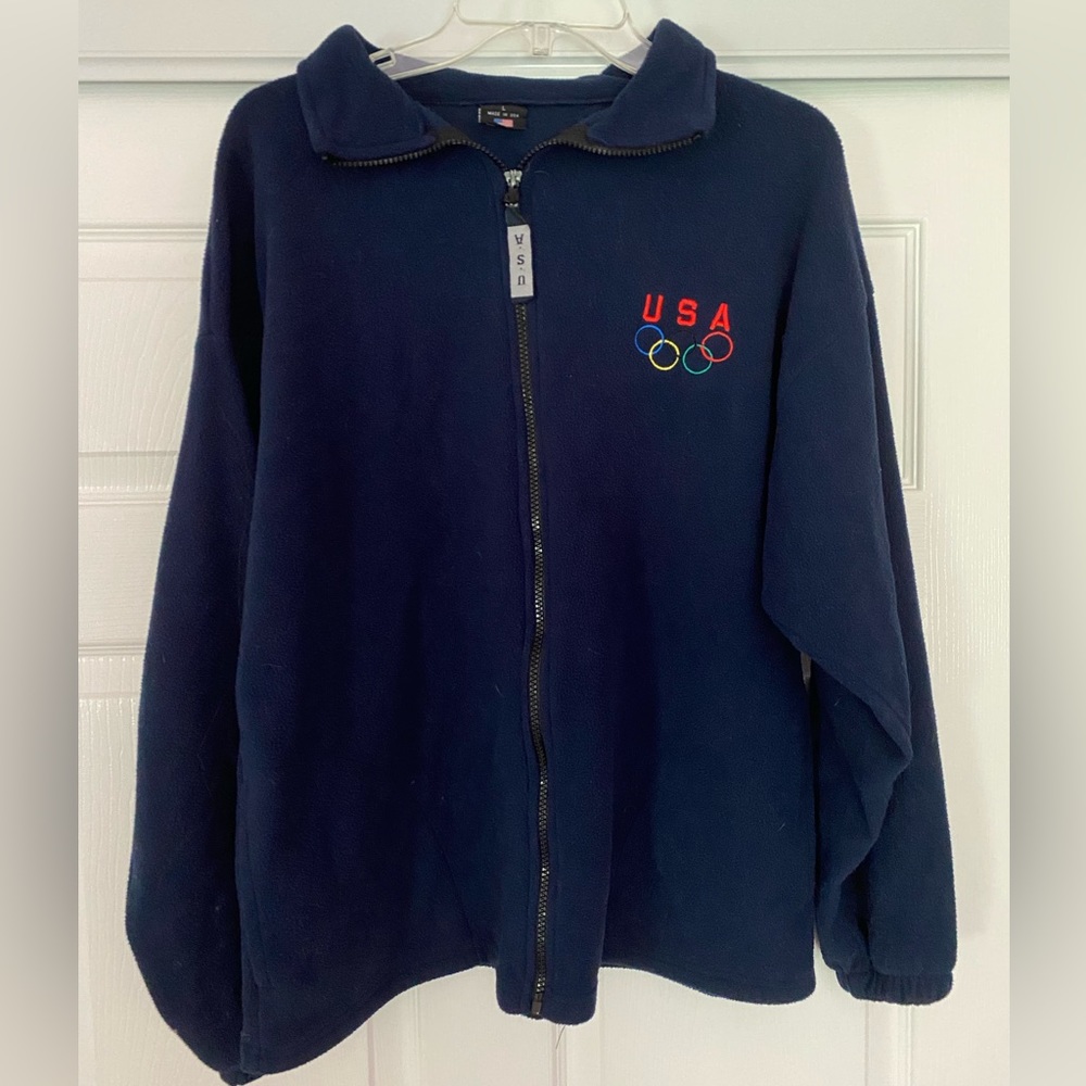 USA Olympics Fleece Jacket Small